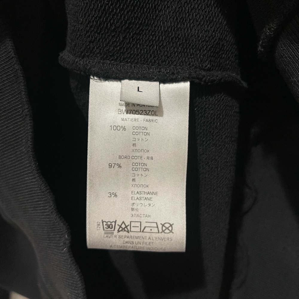 Givenchy Black and White Logo Sweatshirt - Picture 4 of 5